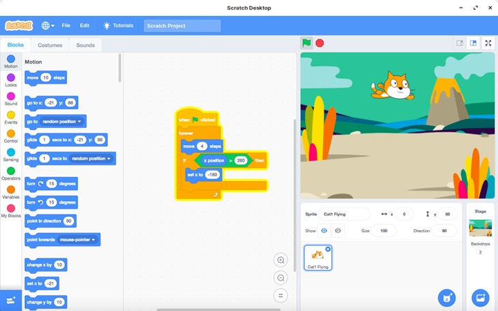 Scratch программирование для детей на Новой Риге